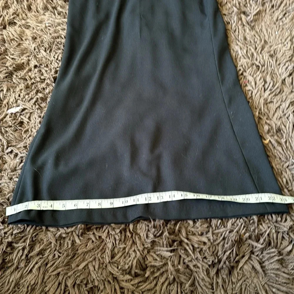 NWT bisoi- bisou Michele bohbot black maxi skirt size 6 deadstock - Picture 13 of 14